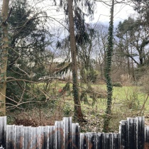 Rest der ehemaligen Burchard Villa von Norden betrachtet