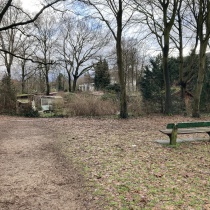 Zuwegung zum Kutscherhaus von Norden betrachtet