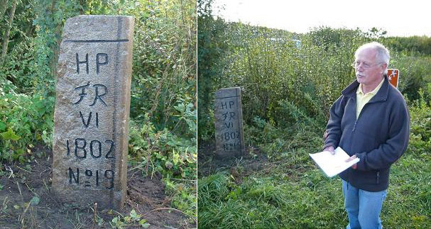 Am 13. Oktober wurde der Grenzstein No 19 feierlich der Öffentlichkeit übergeben. Nach der Aufstellung hielt Joachim Grabbe eine Ansprache und erklärte Sinn und Zweck dieser Steine. Bei der Einweihung war ein NDR Fernsehteam anwesend und dokumentierte diesen Vorgang.