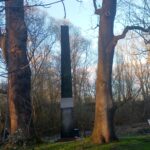 Die Informationstafel „Der Kollauer Hof und sein Obelisk“ wurde eingeweiht. Foto: Herwyn Ehlers